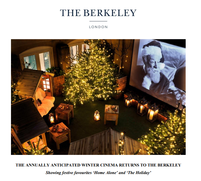 The Berkeley’s rooftop garden